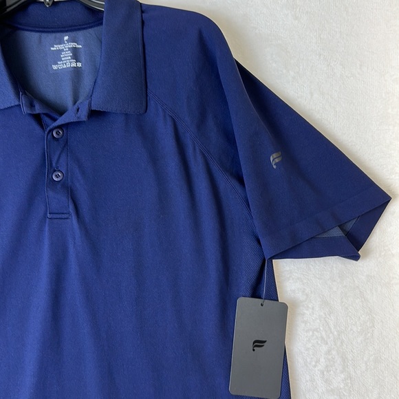 Fabletics Mens The Training Day Polo Navy Size XL NWT - Picture 6 of 10
